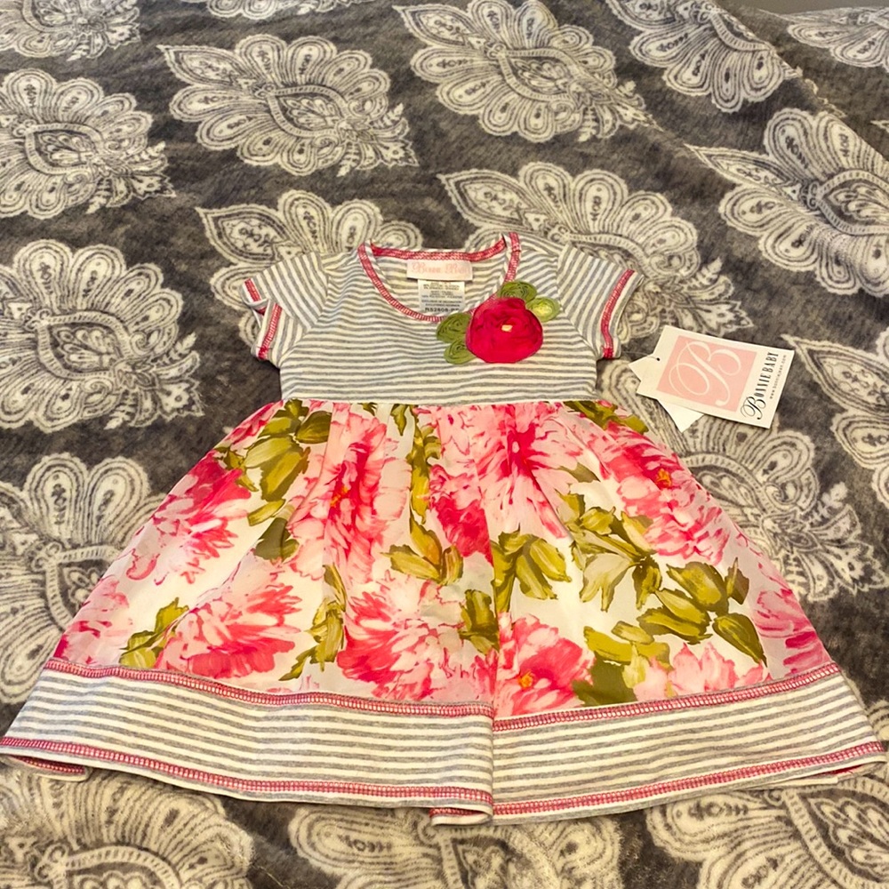 Bonnie Baby Toddler Girl Floral Dress 18m